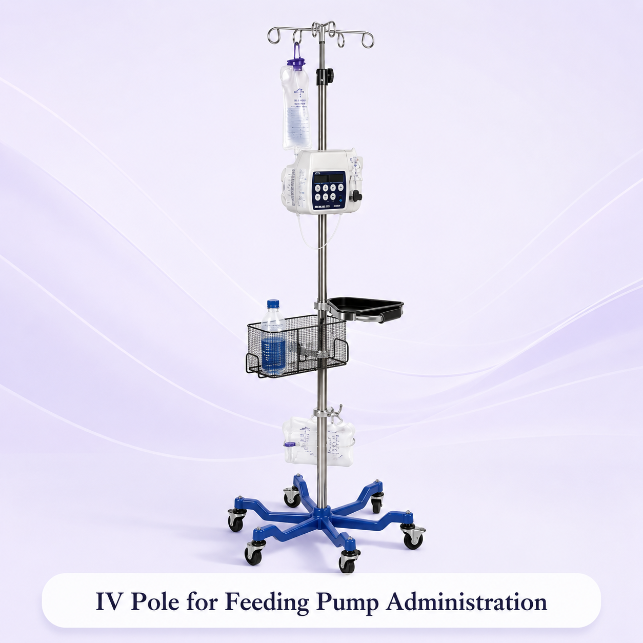 IV Pole for Feeding Pump Administration — HCPCS E0776 - Image 5