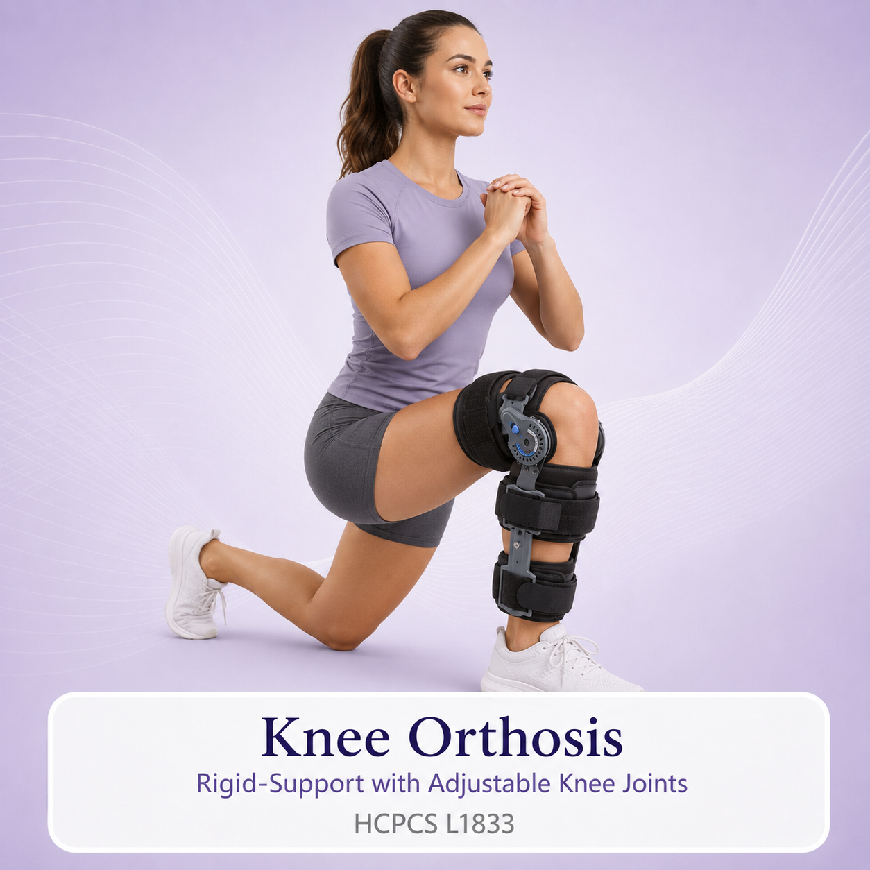 Knee Orthosis (KO) with Adjustable Knee Joints, Off-the-Shelf — HCPCS L1833 - Image 2