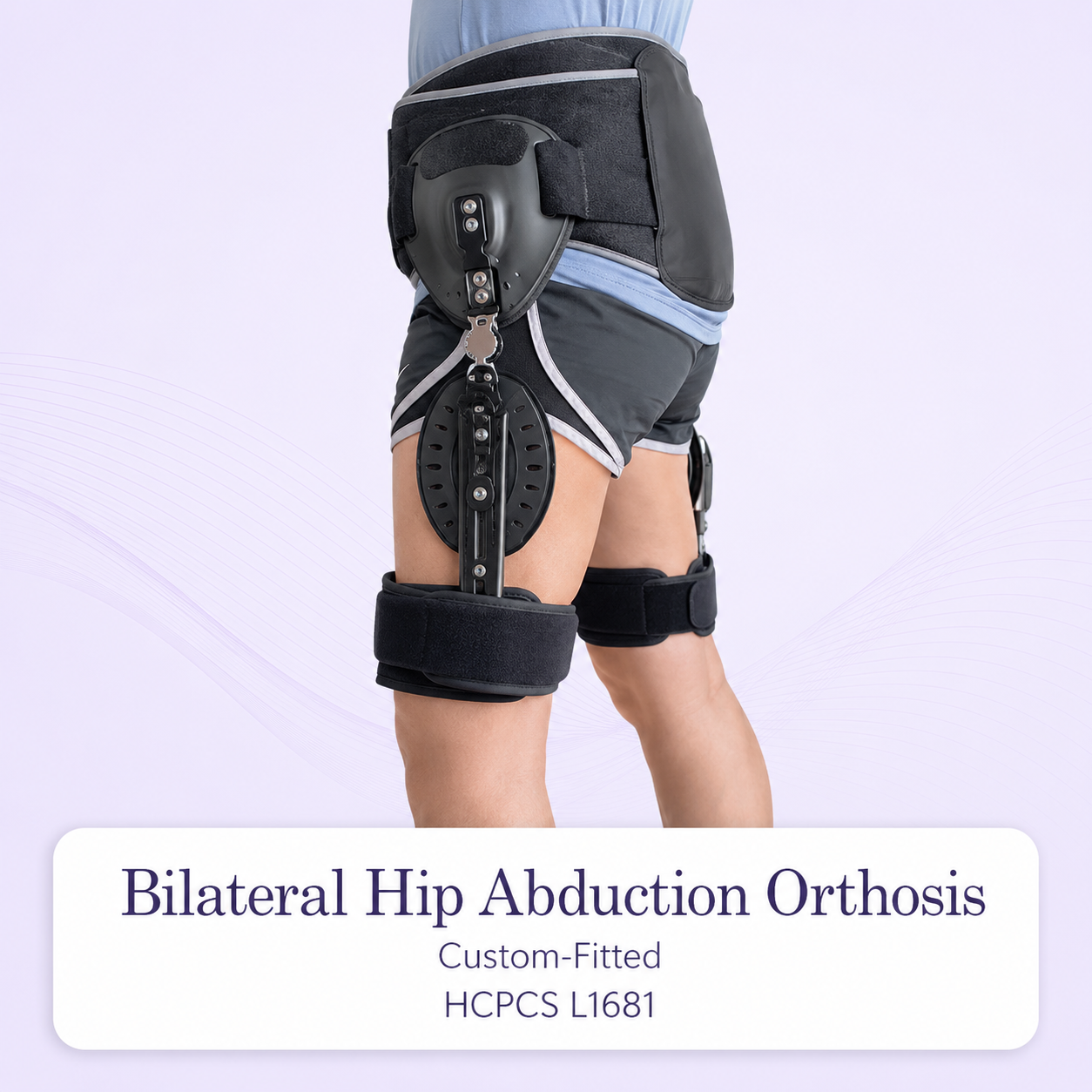 Bilateral Hip Abduction Orthosis, Custom-Fitted — HCPCS L1681 - Image 3