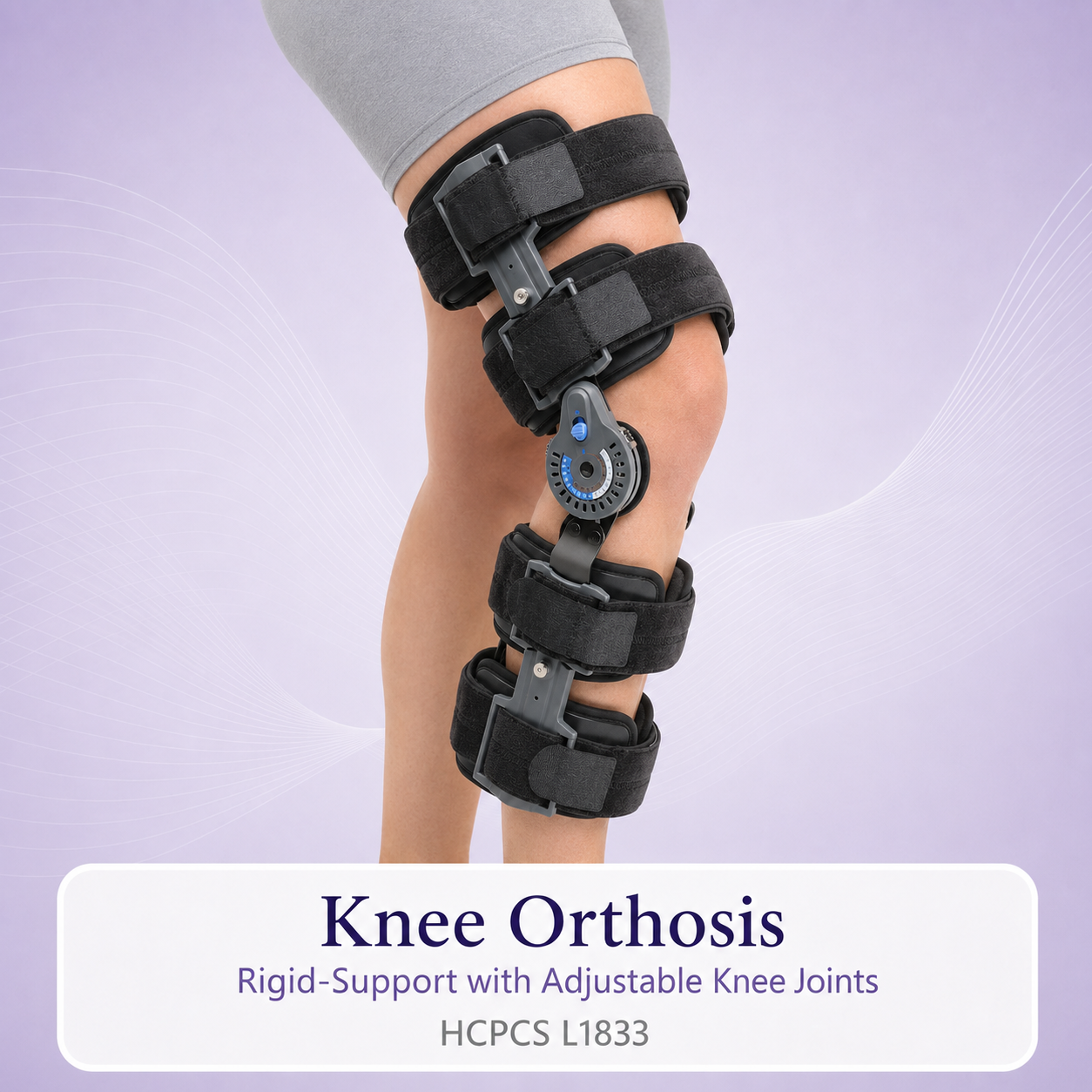 Knee Orthosis (KO) with Adjustable Knee Joints, Off-the-Shelf — HCPCS L1833 - Image 3