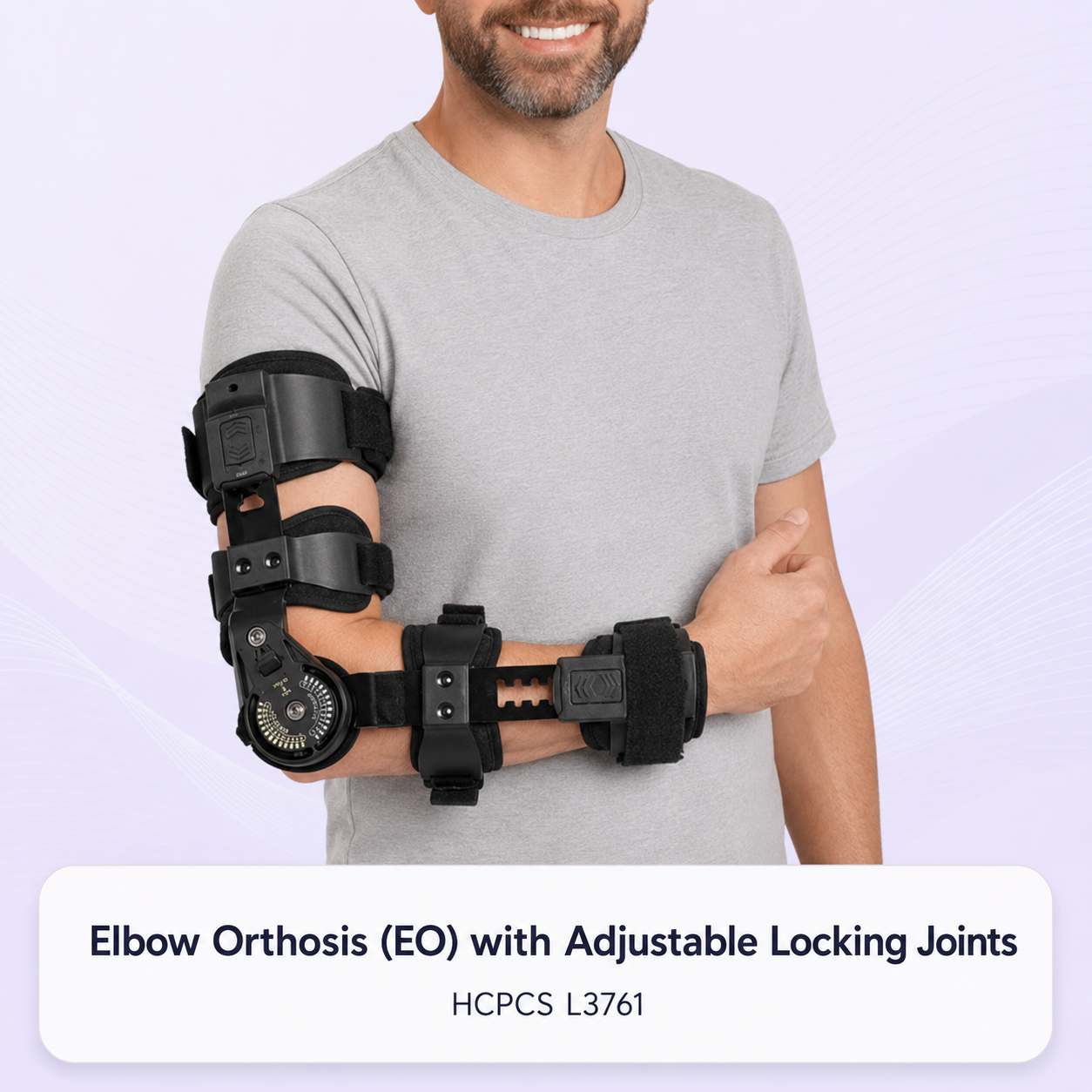 Elbow Orthosis (EO) with Adjustable Locking Joints — HCPCS L3761 - Image 4