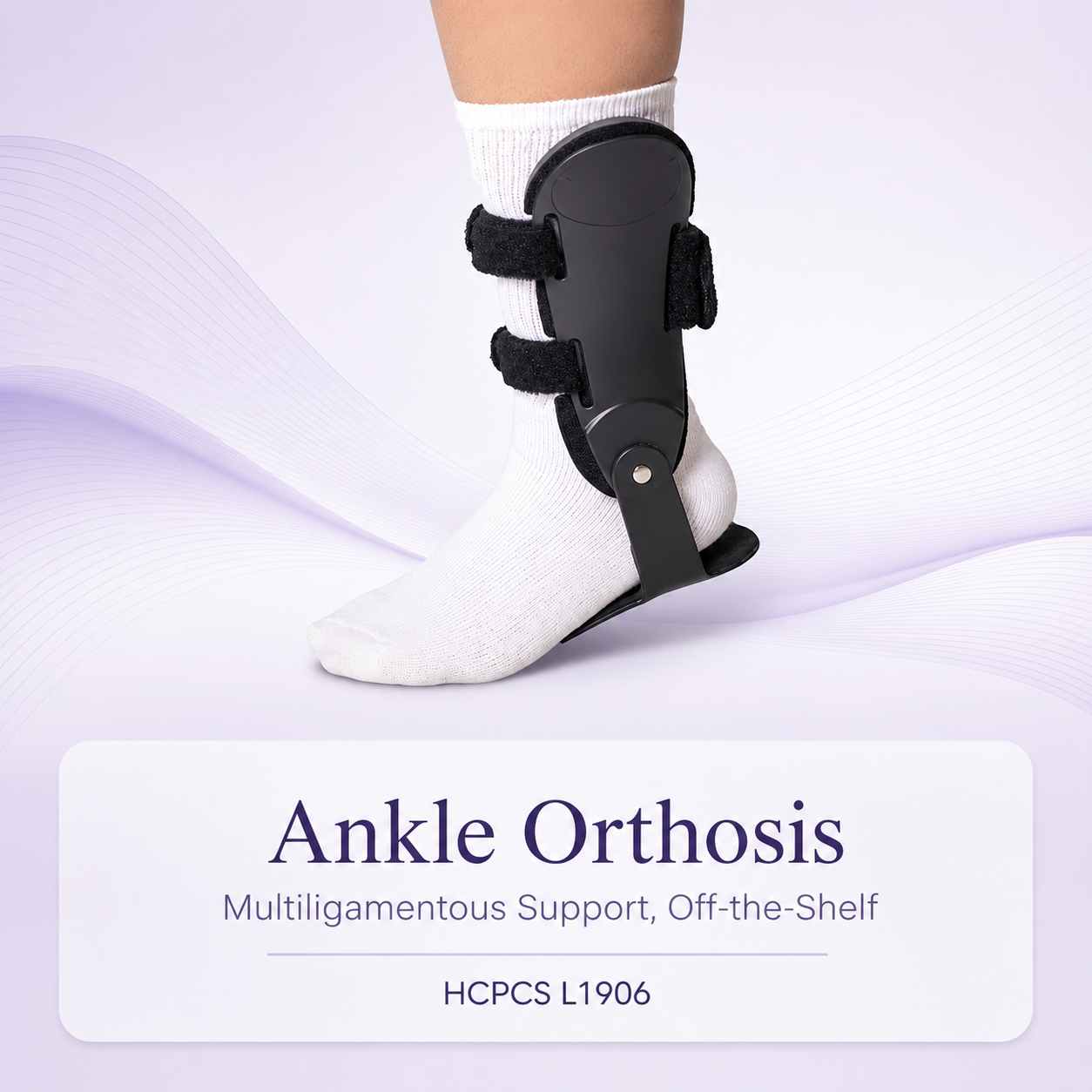 Ankle Orthosis, Multiligamentous Support, Off-the-Shelf — HCPCS L1906