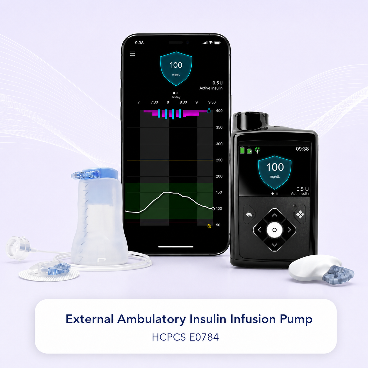 External Ambulatory Insulin Infusion Pump — HCPCS E0784 - Image 2