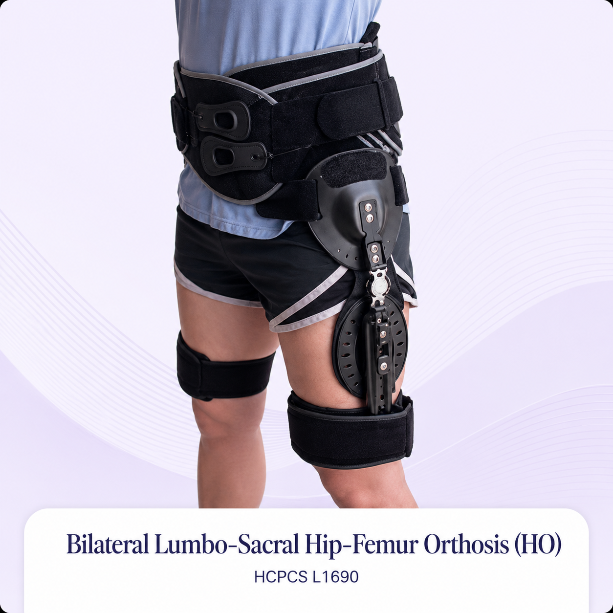 Bilateral Lumbo-Sacral Hip-Femur Orthosis (HO) — HCPCS L1690 - Image 3