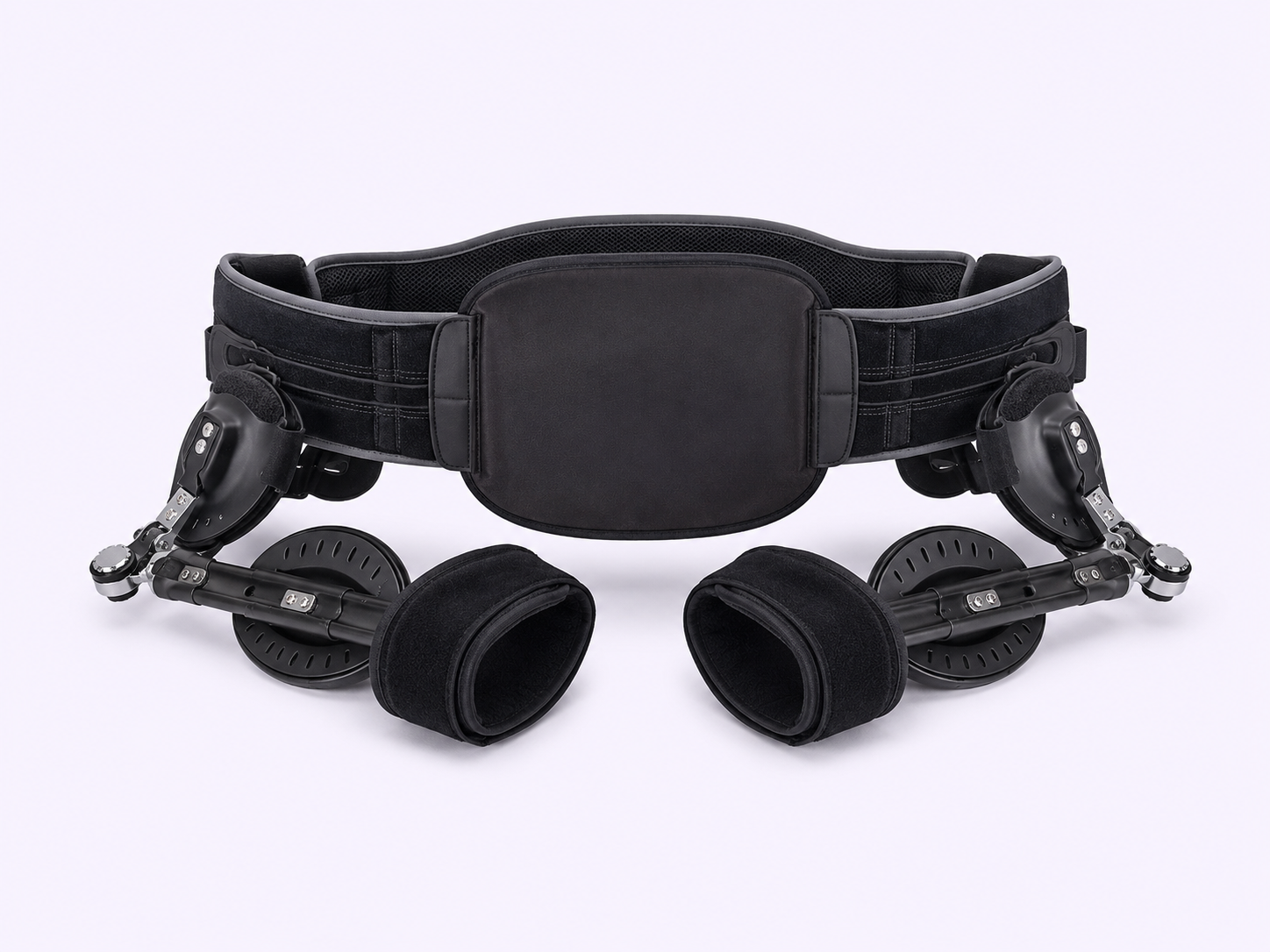 Semi-rigid cervical collar with thoracic extensions