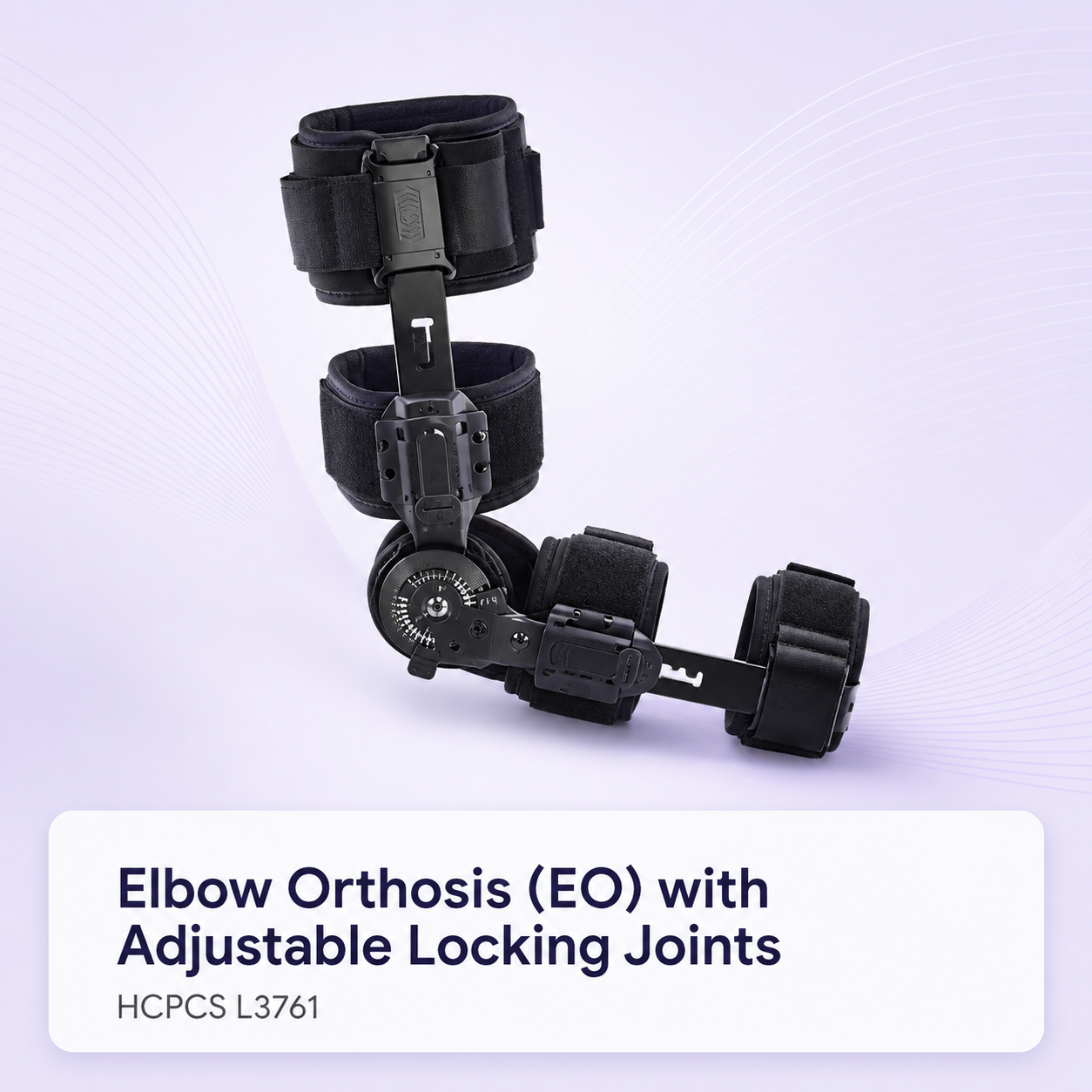 Elbow Orthosis (EO) with Adjustable Locking Joints — HCPCS L3761